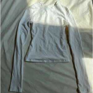 Skims cotton jersey long sleeve t shirt